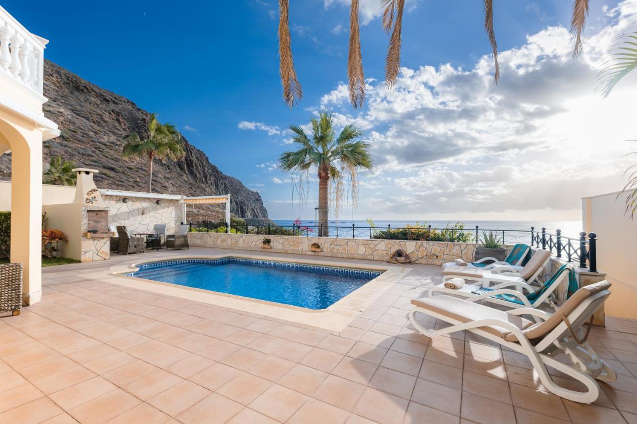 Villa Faya On The First Ocean Line With New Heated Pool Лос-Крістіанос Екстер'єр фото